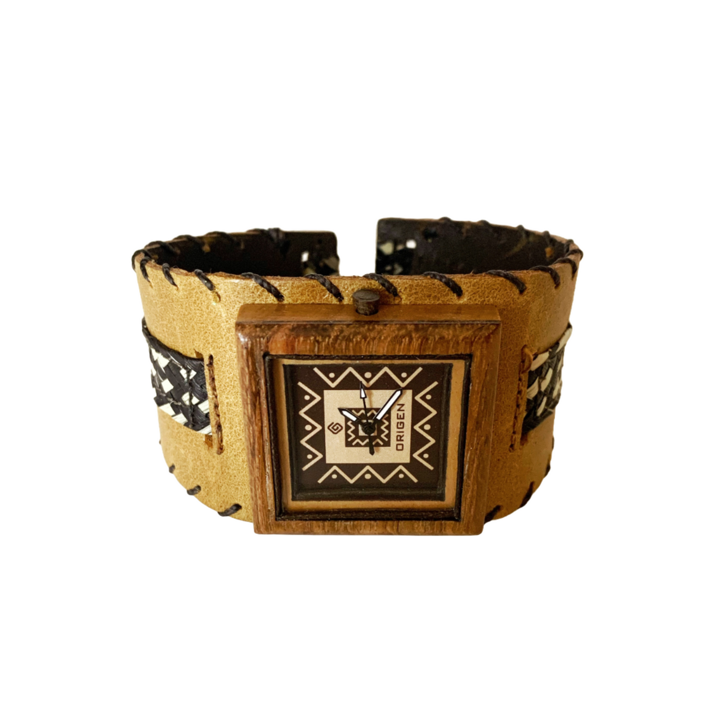 Mariano Mallia Hand-Made Origen Watch (Light Brown)