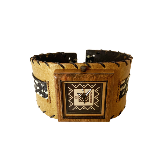 Mariano Mallia Hand-Made Origen Watch (Light Brown)