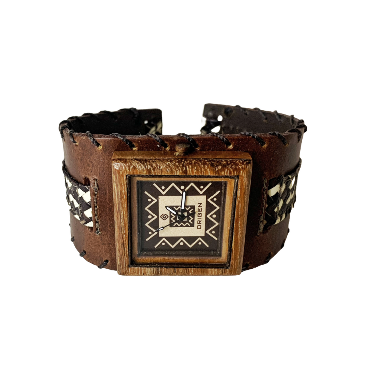 Mariano Mallia Hand-Made Origen Watch (Brown)